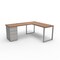 We'Re It Connect It L-Shaped Desk, 77 in D X 30 in H, 60 in W X Thermally Fused Laminate DI60304824L1BBF-BS-WAL - alternate 2